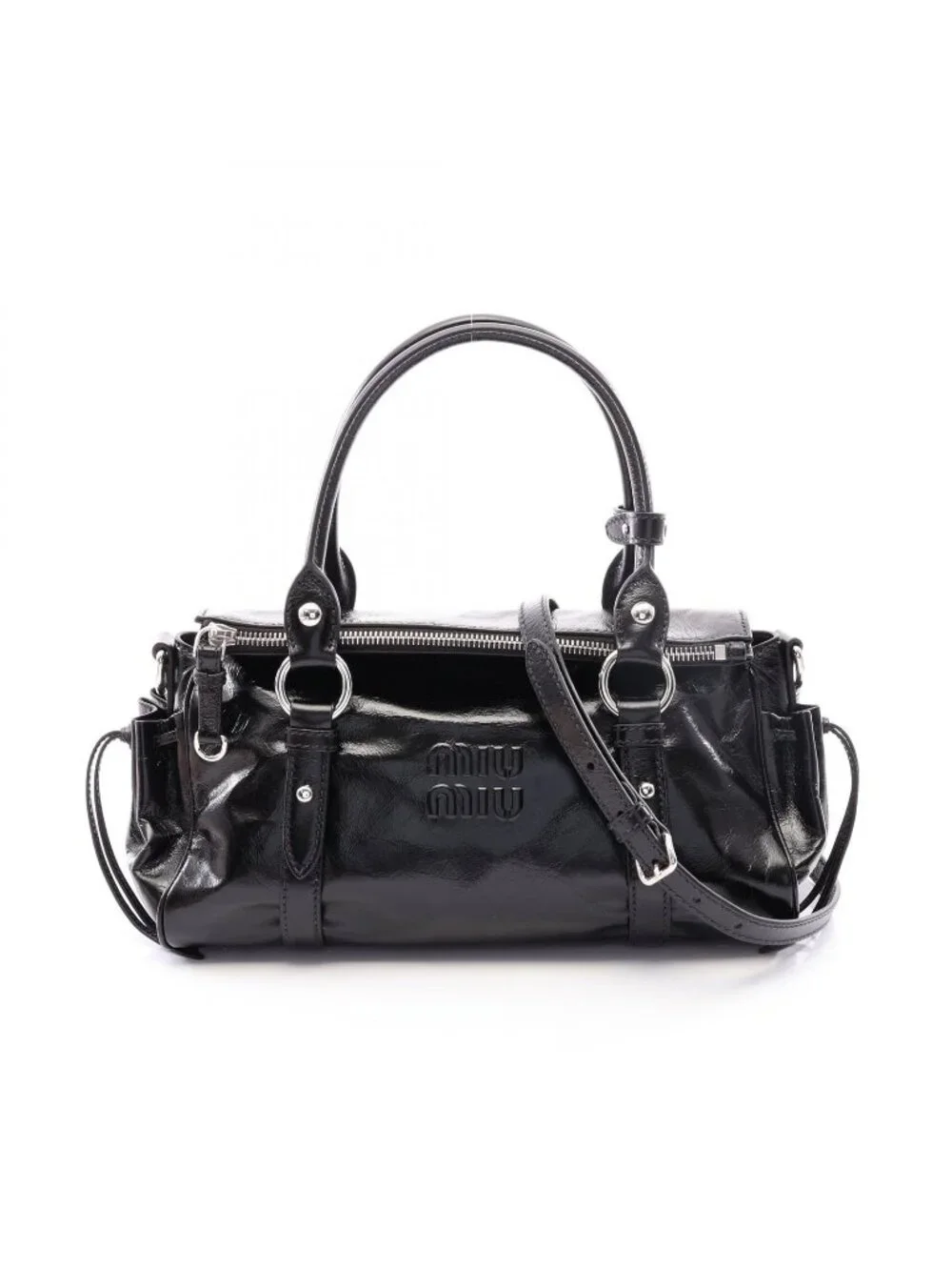 Miu Miu Handbag Vitello Shine Leather
